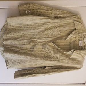 Chico's woman's button down shirt (light green)